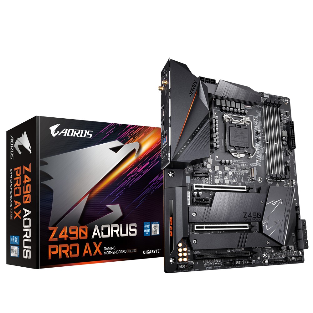 MAINBOARD 1200 GIGABYTE Z490 AORUS PRO AX - speconline - ThaiPick