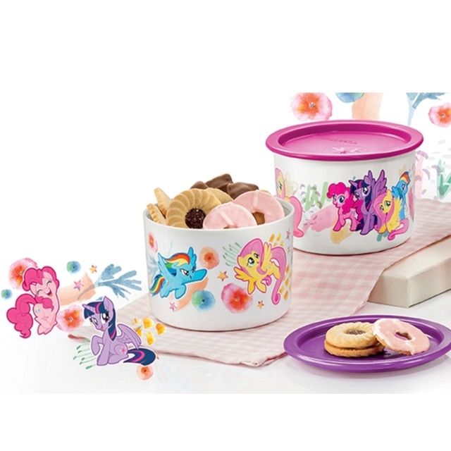 Tupperware - My Little Pony One Touch Topper Junlor Set 600 มล. (2)