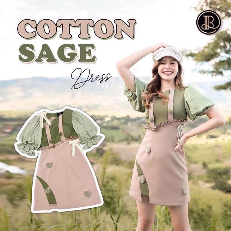 BLT brand cotton sage  used once Size M