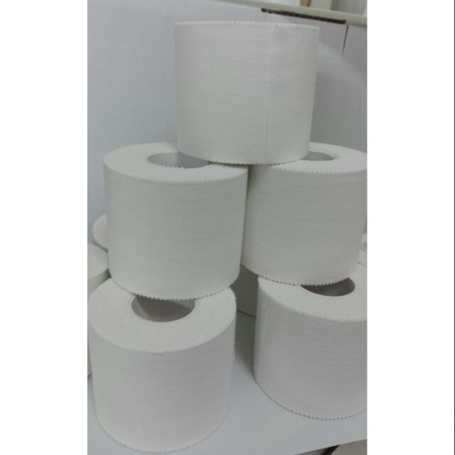 ขนาด กว้าง 5 cm เทปเหนียว เทปล็อคข้อต่อ เทปล็อคแบบมีกาว ผ้าพันแผล เทปพันแผล เทปเหนียวพันแผล rigid ta