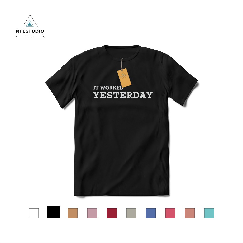 เสื้อยืด yesterday work - NT1STUDIO