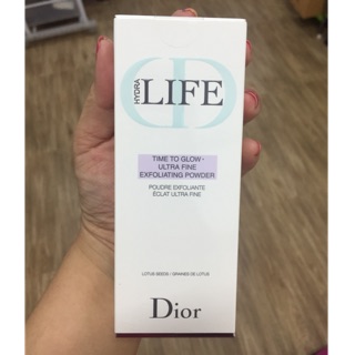 Dior hydra life Time to glow ultra fine exfoliating powder 40 gm