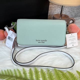 👑ผ่อน0%~แท้100%👑 WLRU6022  กระเป๋าสะพาย Kate Spade small flap crossbody