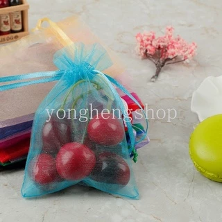ถุงขนม ถุงออร์แกนซ่า ถุงของขวัญ เครื่องประดับ อเนกประสงค์ 50 ชิ้น / ชุด