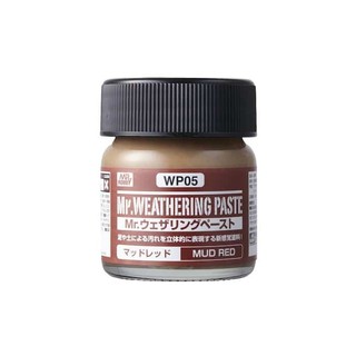 WP05 Mr.WEATHERING PASTE MUD RED 40ML(โคลนสีแดง)