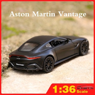 Klt RMZ CITY โมเดลรถยนต์ 1:36 Aston Martin Vantage โลหะผสม ของเล่นสําหรับเด็ก