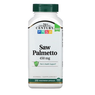 21st Century Saw Palmetto Extract, Standardized, 200 Veggie Caps