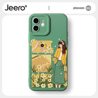 Jeero เคสไอโฟน เคสซิลิโคนนุ่มกันกระแทกน่ารักตลก เคสโทรศัพท์ Compatible for iPhone 15 14 13 12 11 Pro Max SE 2020 X XR XS 8 7 ip 6S 6 Plus HFF915