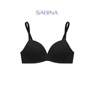 Sabina ซาบีน่า เสื้อชั้นใน Habpy Push (ไม่มีโครง) รหัส HBAN1002BK สีดำ