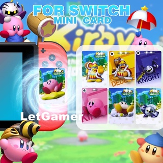 7  ใบ ครบชุด การ์ด amiibo Kirby and the Forgotten Land Amiibo Card สำหรับ Switch/ Oled / LITE