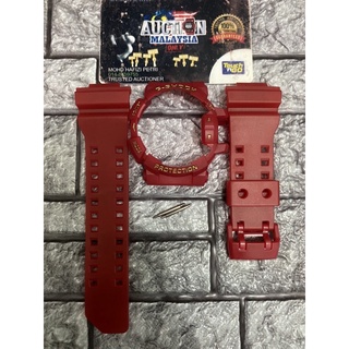 Bnb CUSTOM GA400 MERAH GOLD + BUCKLE JAPAN + บาร์สปริง 2 ชิ้น สําหรับ GSHOCK