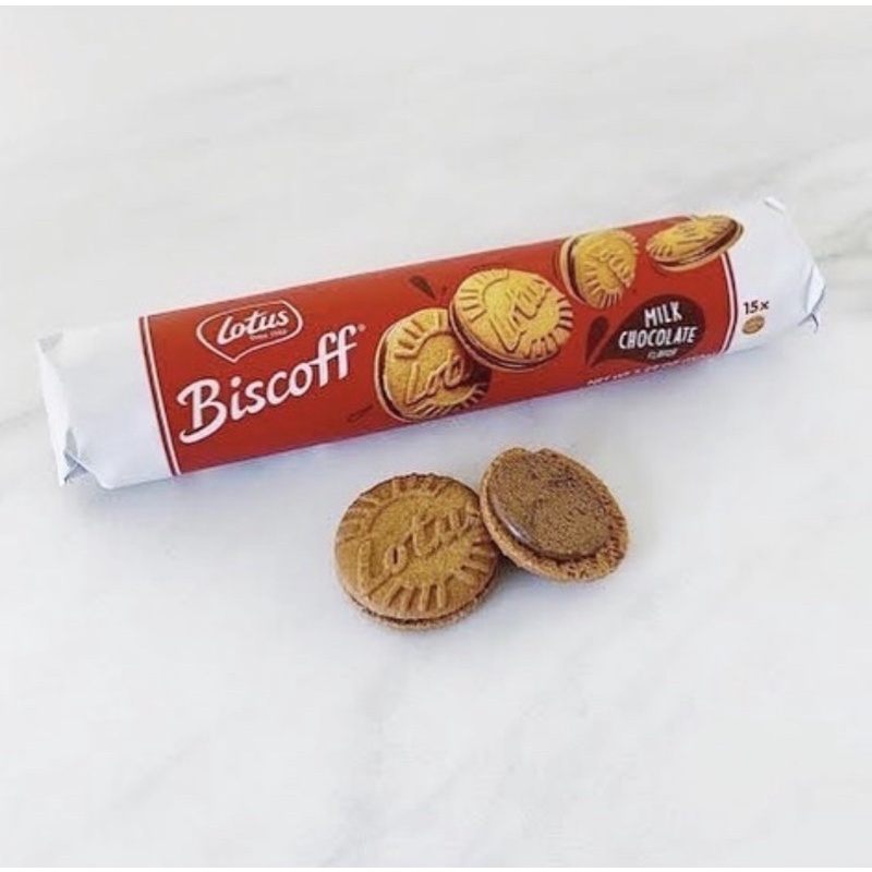 Lotus Biscoff Sandwich Cookie with Milk Chocolate Cream Shopee Thailand