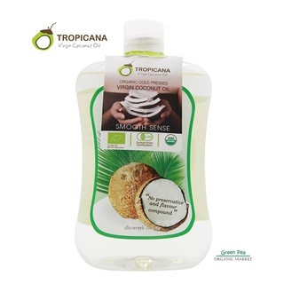 Tropicana ทรอปิคานา น้ำมันมะพร้าวสกัดเย็น ออร์แกนิค 1000 ml.