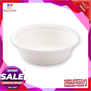 เอโร่ ชามเยื่อชานอ้อย 500 มล. x 50 ชิ้นaro Bagasse Bowl 500 ml x 50 Pcs