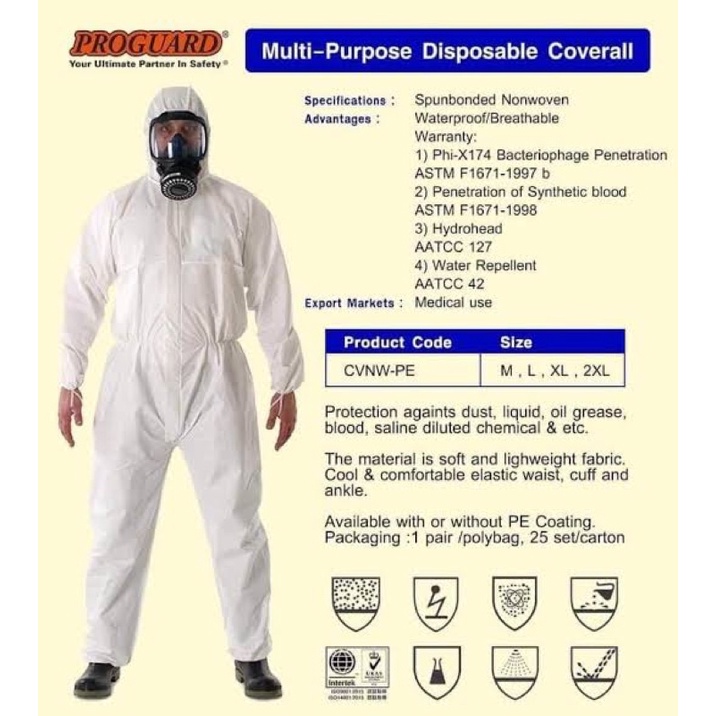 ชุด PPE Proguard70GM.