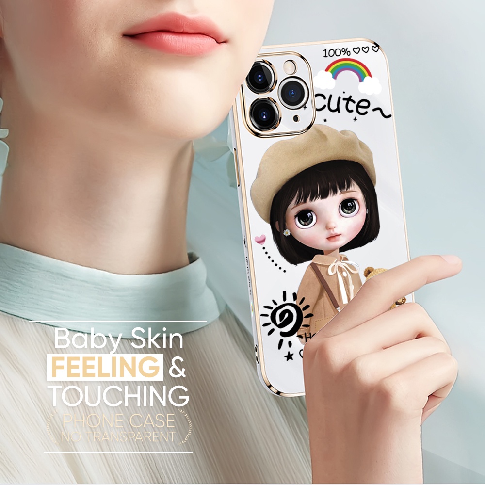 OPPO A15 A15S A7 A5S A12 A12S A9 A5 A31 A12E A53 A33 A74 A92 A52 2020 4G 5G เคสออปโป้ สำหรับ Case Lover Heart TPU เคส เคสโทรศัพท์ เคสมือถือ #8
