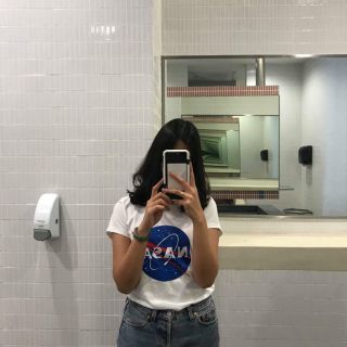 เสื้อยืดแฟชั่น สกรีน NASA🚀🛰️  สินค้ามีพร้อมส่งจ้า