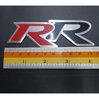 Plate RR ของรถ Honda 9.8 x 3.5 cm