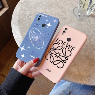 เคสสำหรับ Huawei Nova2 Nova 2 Lite Nova2 Plus Nova 2i Nova 3 Nova 3E Nova 3i เคสออกแบบผีดวงจันทร์เคสโทรศัพท์ขอบสี่เหลี่ยมเคสซิลิโคนเหลวลายปกป้องกล้อง