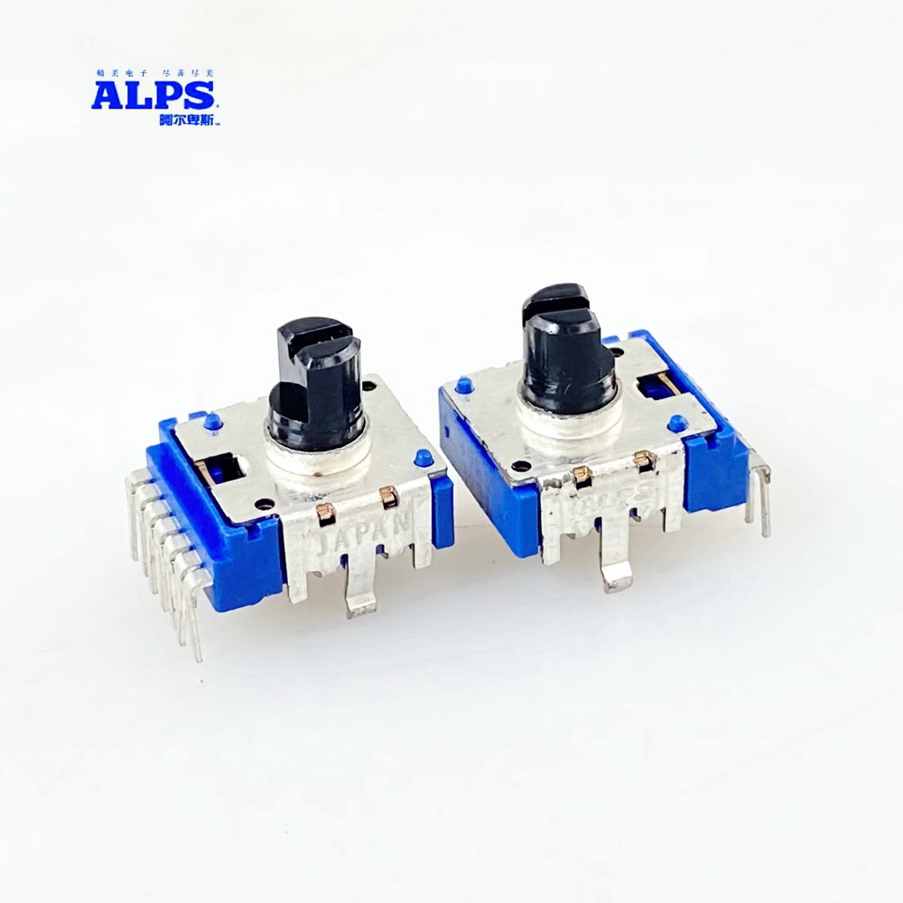 โพเทนชิโอมิเตอร์ เพลาเชิงเส้น 14 มม. ALPS RK14 B100K 100K 8 มม. D PC 7 ...