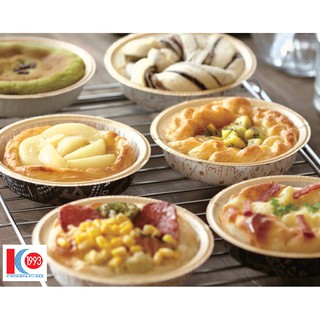 ถาดอบขนม ถาดขนมพาย ไม่ต้องทาเนยกันติด เข้าเตาอบได้ทนความร้อน 400องศา(F) บรรจุ 10 ชิ้น
