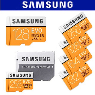 Original ซัมซุง Evo Micro Sd Card 256 Gb Class 10เมมโมรี่การ์ด