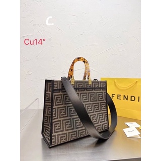 Fendi กระเป๋าแบรนด์เนม ไซค์14” เฟนดิ