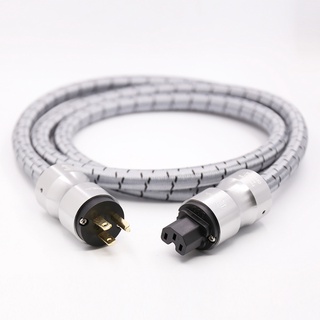 สายไฟ AC Krell สายไฟ HIFI AC Power Cable หัว-ท้าย CYRO ชุบทอง 24 k ข้อบังคับของสหรัฐอเมริกา Super pure copper