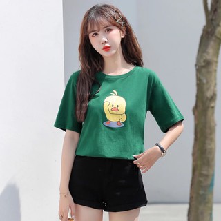 Moyi เสื้อยืดสไตล์เกาหลี ไซส์ M