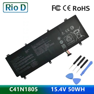 C41N1805 15.4V 50WH Laptop Battery C41N1805 for Asus ROG ZEPHYRUS S GX531 GAMING GX531GS GX531GX 0B200-03020000