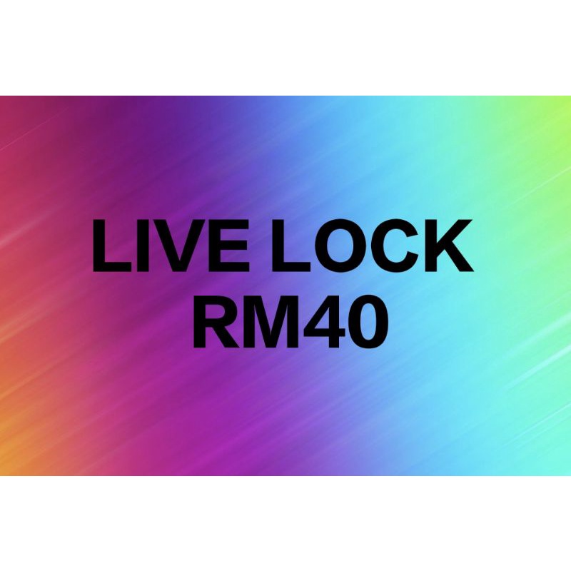 Live lock shoppee rm 40