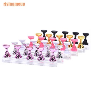Risingmeup ~ ชั้นวางเล็บอะคริลิคคริสตัล 1 ชิ้น