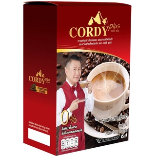 รุ่นอาจารย์วิโรจน์ กาแฟ Cordy Plus Coffee ( 1 กล่อง) กาแฟ คอร์ดี้ พลัส อ. วิโรจน์ ถั่งเช่า เห็ดหลินจือ กาแฟสำเร็จรูป 10