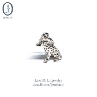 จี้รูปสุนัขพันธุ์ Dalmatian 3D ทำจากเงินแท้ (Silver 925)