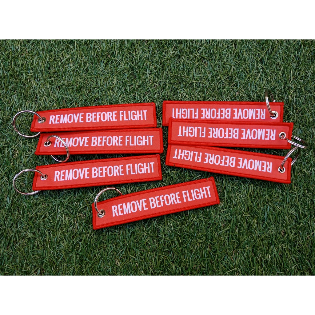ส่งจาก กทม ถูกที่สุด Remove Before Flight keychain พวงกุญแจ  เครื่องบิน