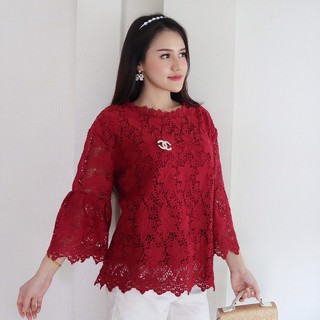 เสื้อลูกไม้ ผ้าหนา (มี 8 สีให้เลือก)