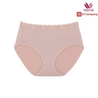 Wacoal Panty กางเกงใน ทรงเต็มตัว ขอบลูกไม้ สีเบจ (BE) (1 ตัว) รุ่น WU4M02 กางเกงในผู้หญิง วาโก้ เต็มตัว Short ชุดชั้นใน