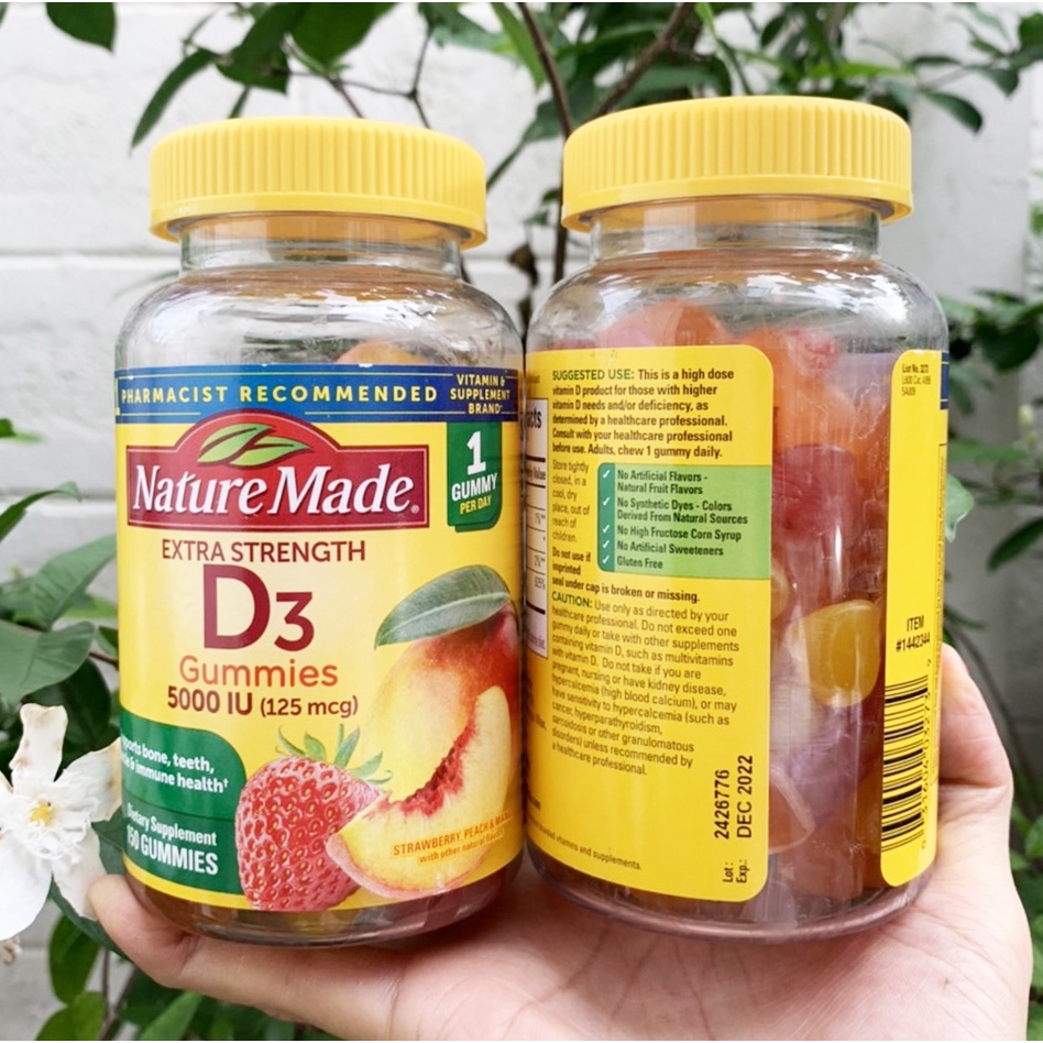 วิตามินดี3 Nature Made D3 5000IU 150gummies