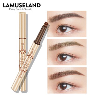 Lamuseland 3-color brand new waterproof and sweat-proof eyebrow pencil #LK38E