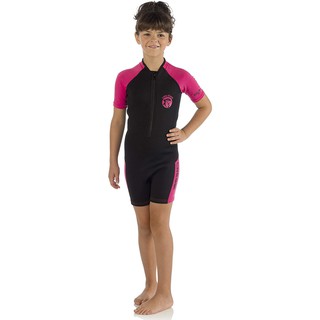 CRESSI LITTLE SHARK SHORTY WETSUIT BLACK/PINK 2mm