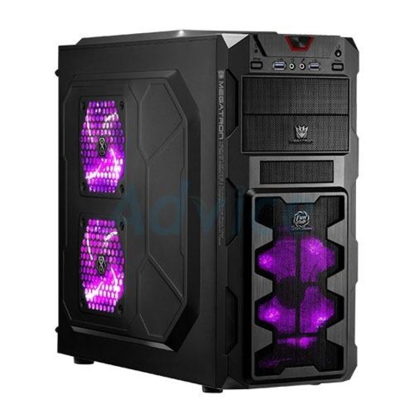 Tsunami ATX Case (NP) Megatron (Black-Purple)