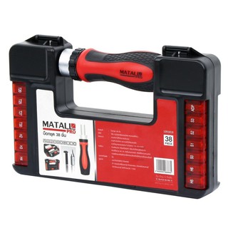 Block screwdriver SOCKET SET MATALL PRO 8069238 38EA/SET Hand tools Hardware hand tools ไขควงบล็อก บ็อกซ์ซ์ชุด MATALL PR