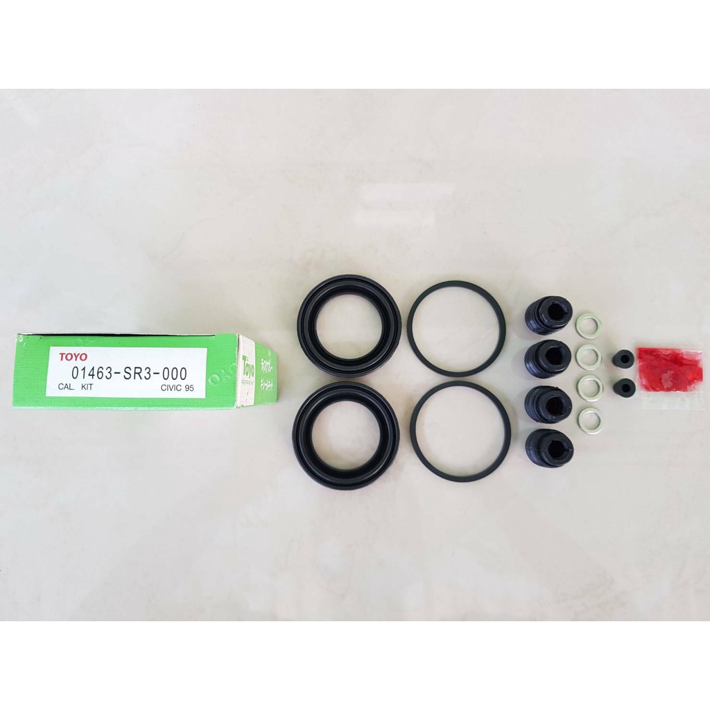 ชุดซ่อมยางดิสเบรคหน้า HONDA  CIVIC  ปี1995  ยี่ห้อ TOYO  JAPAN   ชุดละ280 บาท