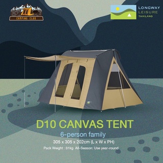 Longway Leisure D10 Canvas Tent