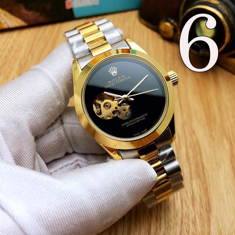 Rolex นาฬิกาข้อมืออัตโนมัติ สายแซฟไฟร์ สเตนเลส หรูหรา แฟชั่นเรียบง่าย สไตล์นักธุรกิจ สําหรับผู้ชาย 2023