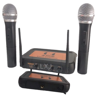 LXJไมโครโฟนไร้สาย ไมค์ลอยคู่ WIRELESS MICROPHONE