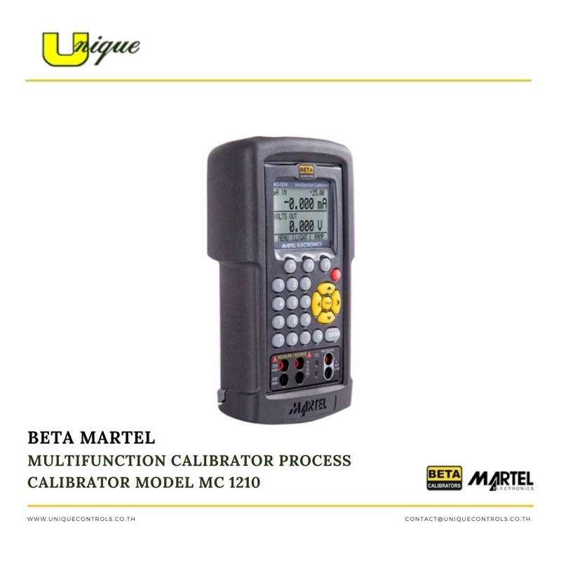 Multifunction Calibrator Process Calibrator “BETA MARTEL” Model MC 1210