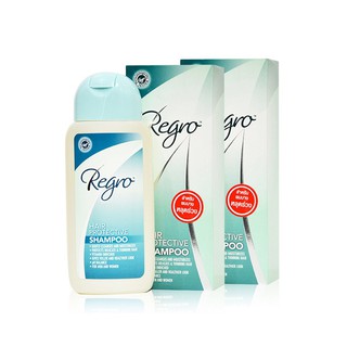 Regro Hair Protective Shampoo 200 ml. แชมพูสําหรับผมร่วง แชมพูสําหรับผมมัน แชมพูแก้ผมร่วง สร้างสมดุลบนหนังศีรษะ