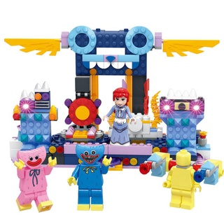 Ready Stock!!! New 4in1/8in1 Set Game Figure Huggy Wuggy 308pcs Blocks Puzzle Game Kids