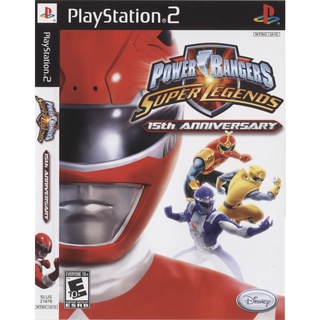 แผ่นเกมส์ Power Rangers Super Legends 15th Anniversary PS2 Playstation 2 คุณภาพสูง ราคาถูก